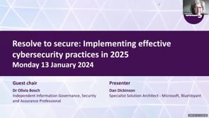 SASIG Webinar - Resolve to secure: Implementing effective cybersecurity practices in 2025 2025-01-13 11:00:08