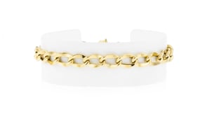 10kt Yellow Gold Curb-Link Bracelet