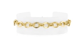 10kt Yellow Gold Oval-Link Bracelet