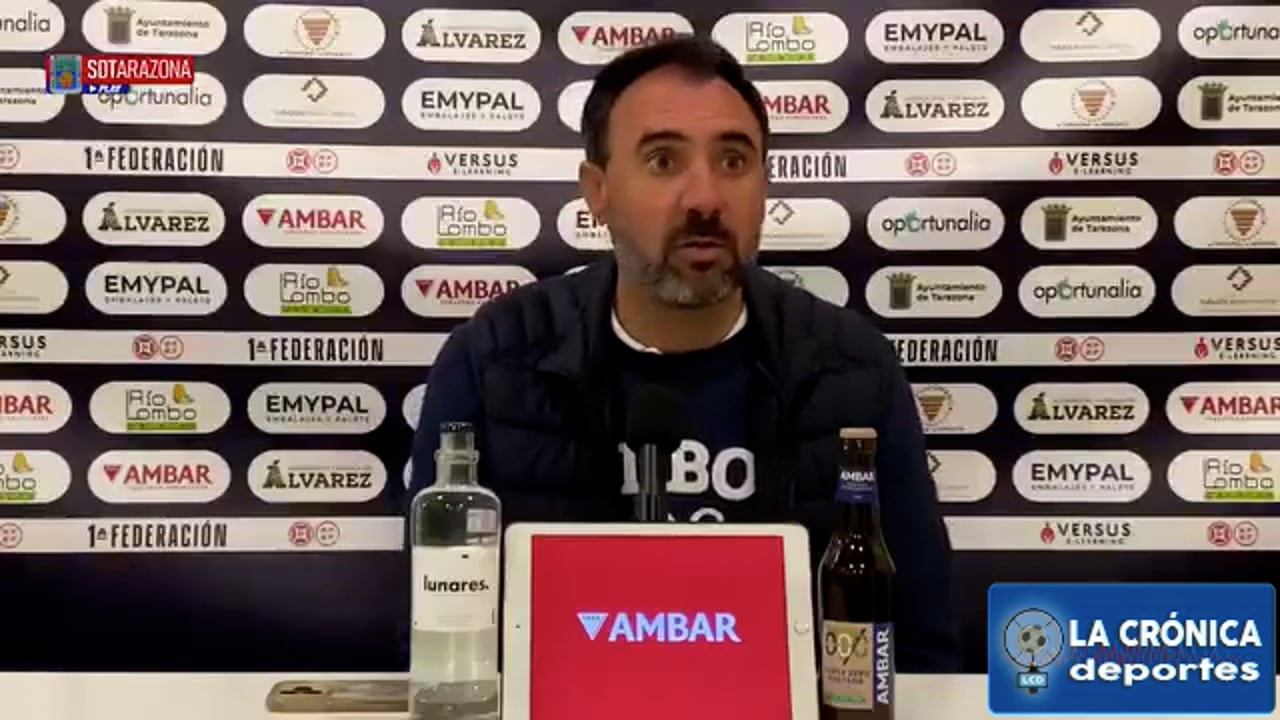 JUANMA BARRERO (Entrenador Tarazona) SD Tarazona 1-0 Unionistas de Salamanca / J19 - 1ª RFEF / Fuente: SD Tarazona