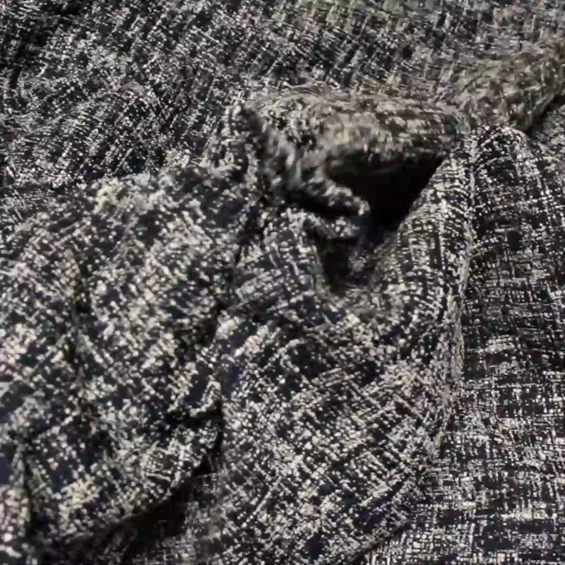 Vidéo: Tweed - Bleu (Coupon de 3 mètres)