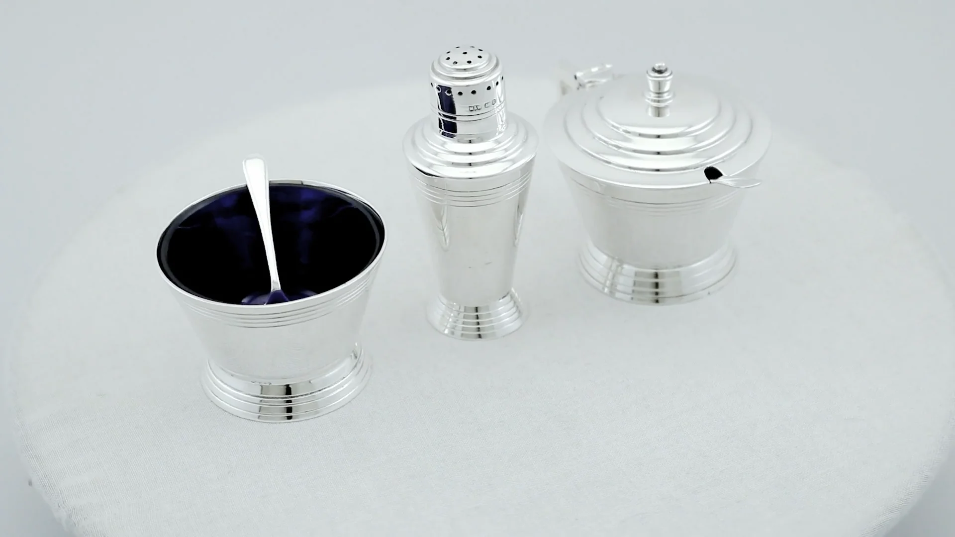 Mappin and Webb Silver Condiment Set | AC Silver