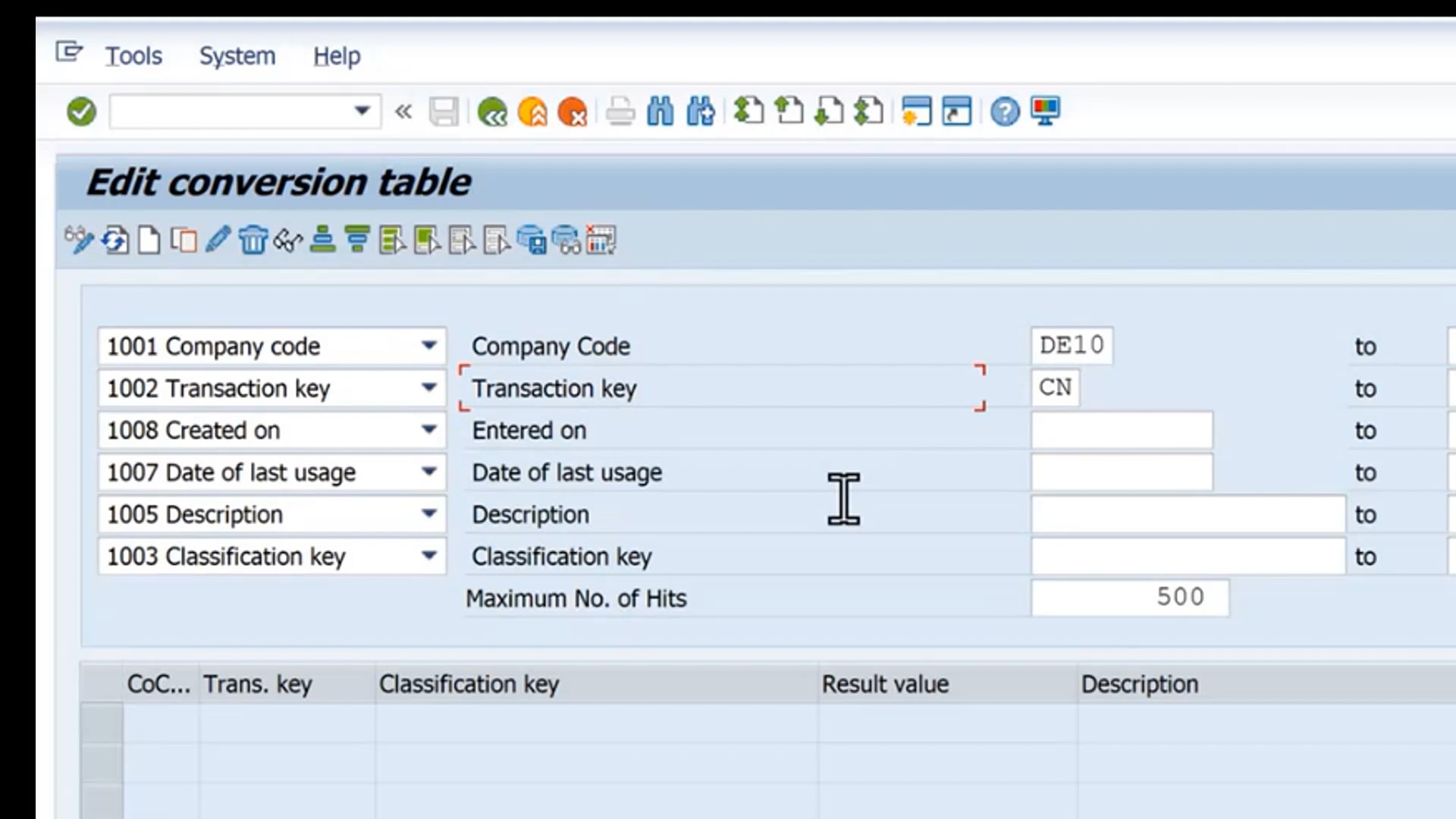 Autobank Conversion Tables for Customer Open item Clearing | Videos ...