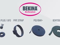 Bekina BeSealed BENTOBAR+ bentonite waterstop for sealing construction joints - Bekina BeSealed® (720p, h264).mp4