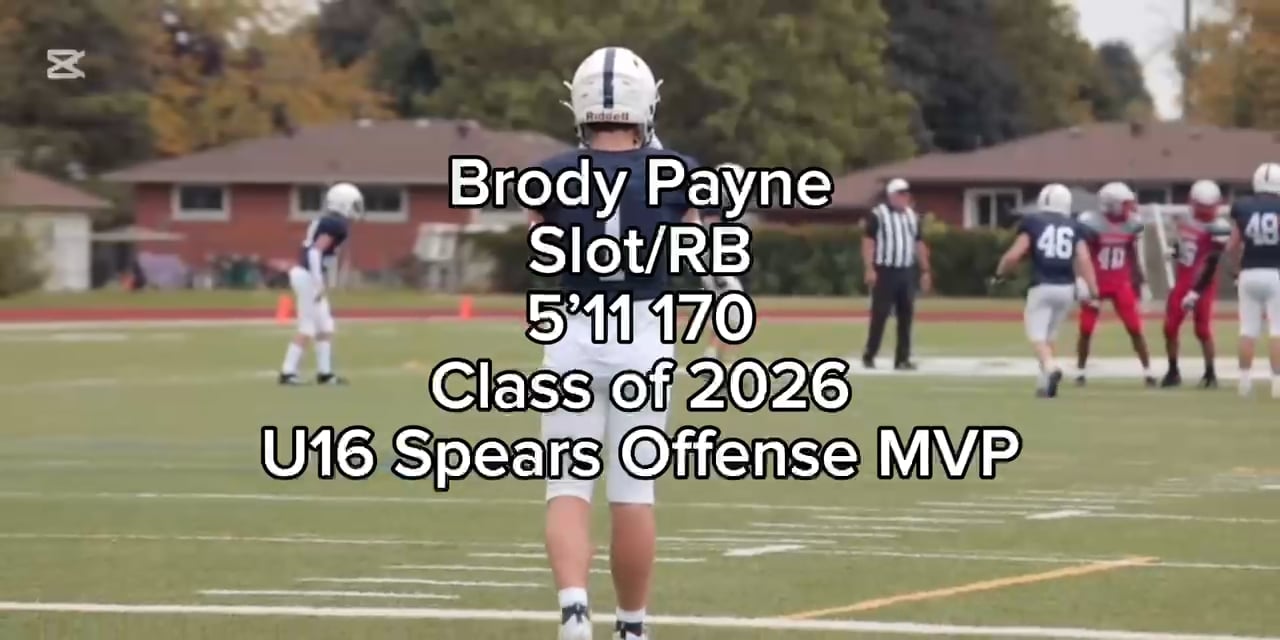 Watch brody payne's inside receiver film