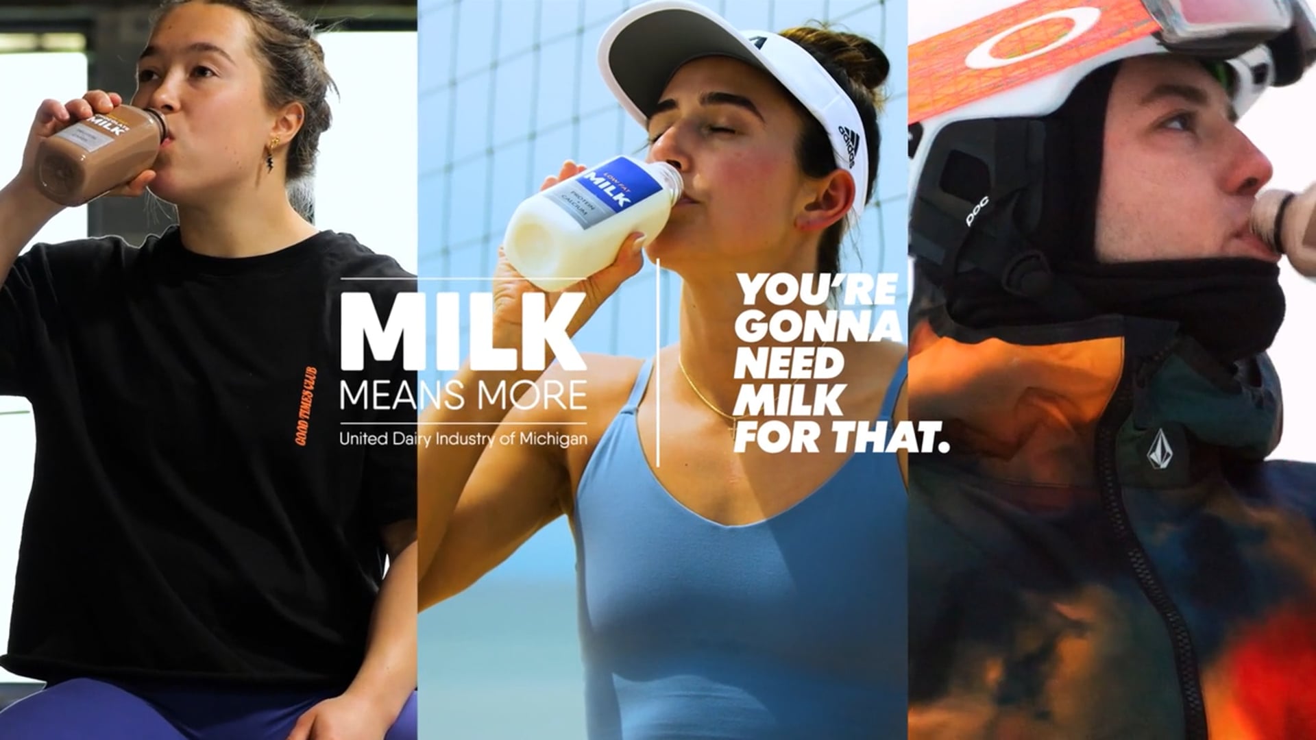 MILK ATHLETE COMMERCIAL | MILD MEANS MORE | UDIM