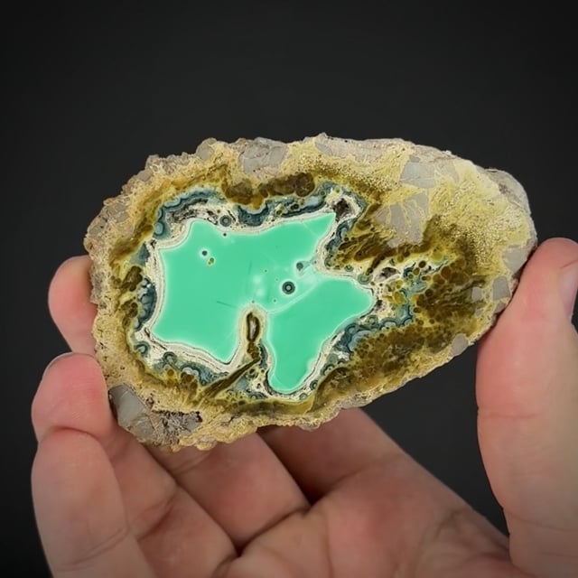 Variscite, Crandallite, and Wardite slab