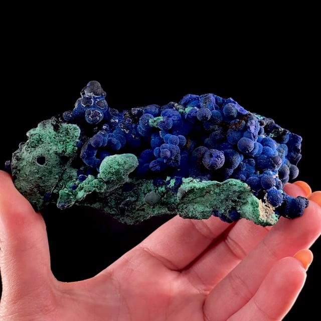 Azurite with Malachite (classic material)