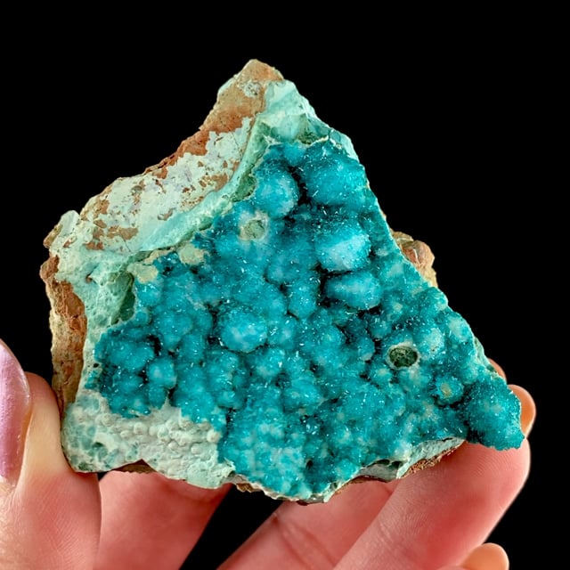 Dioptase on Chrysocolla