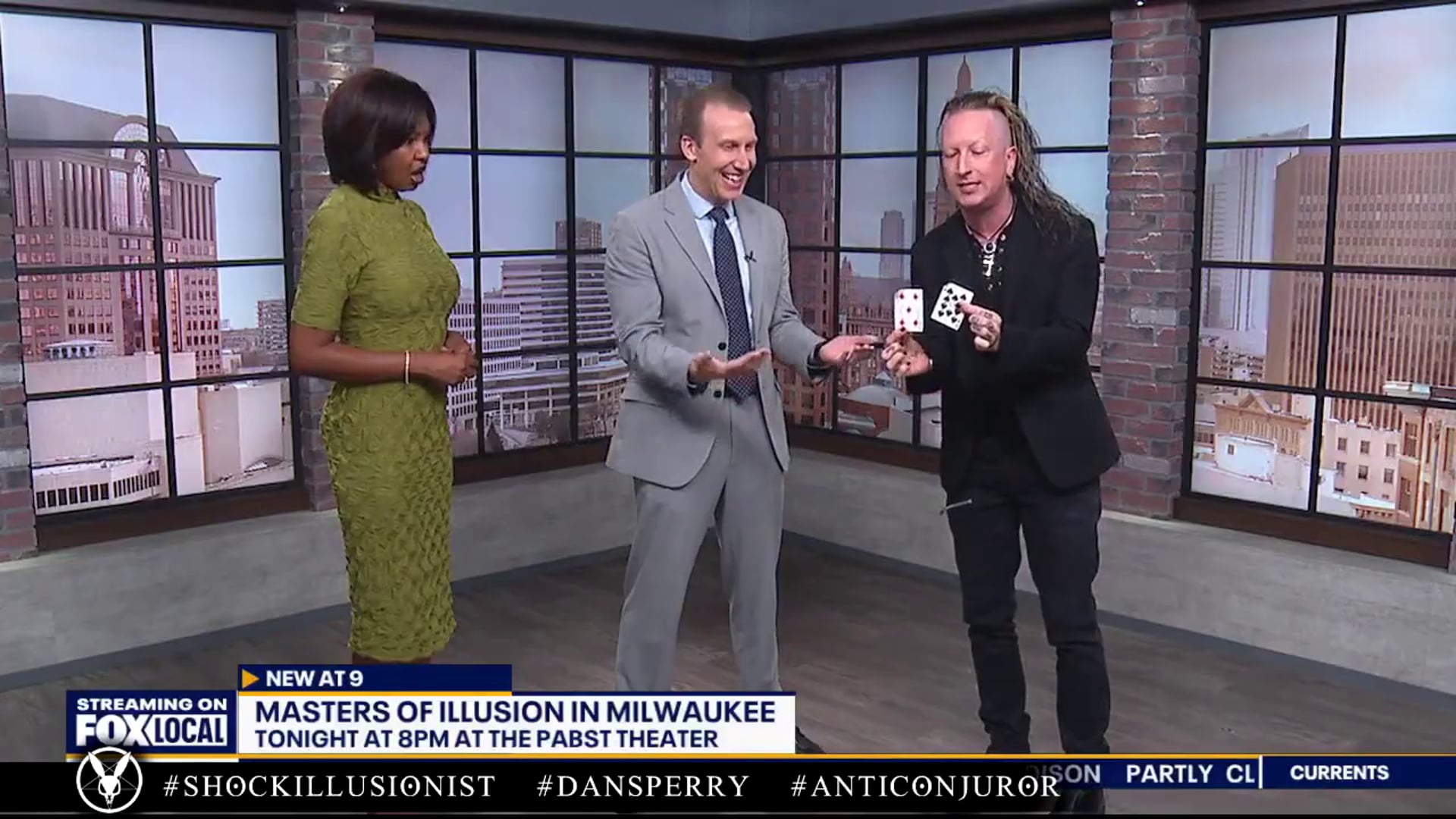Magician Dan Sperry takes over FOX TV Milwaukee in the morning