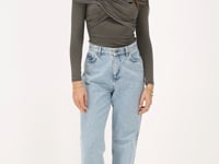 Grey off-shoulder top crossover | My Jewellery