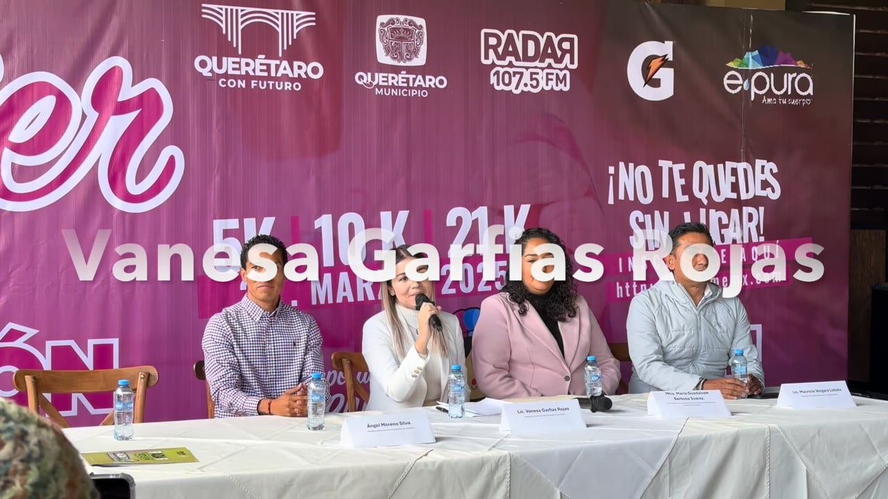 Anuncian carrera Mujer Querétaro Medio Maratón