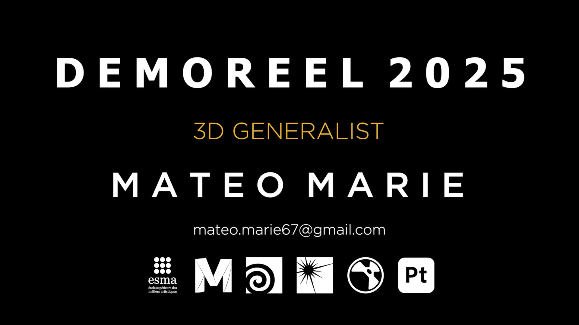 3D GENERALIST DEMOREEL 2024 - MATEO MARIE