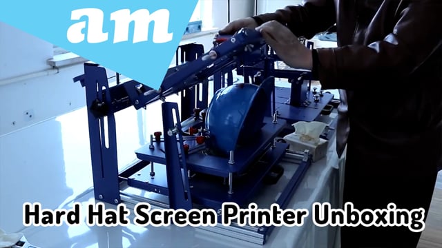 Hard Hat Screen Printer Unbox, Step by Step Assemble and Usage Guide