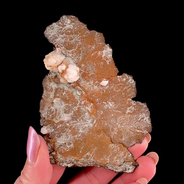 Copper ''sheet'' with Aragonite (rare combo for the locality)