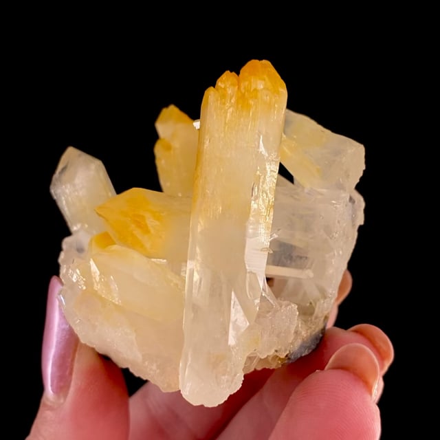 Quartz (''Mango'' Quartz) with Halloysite inclusions