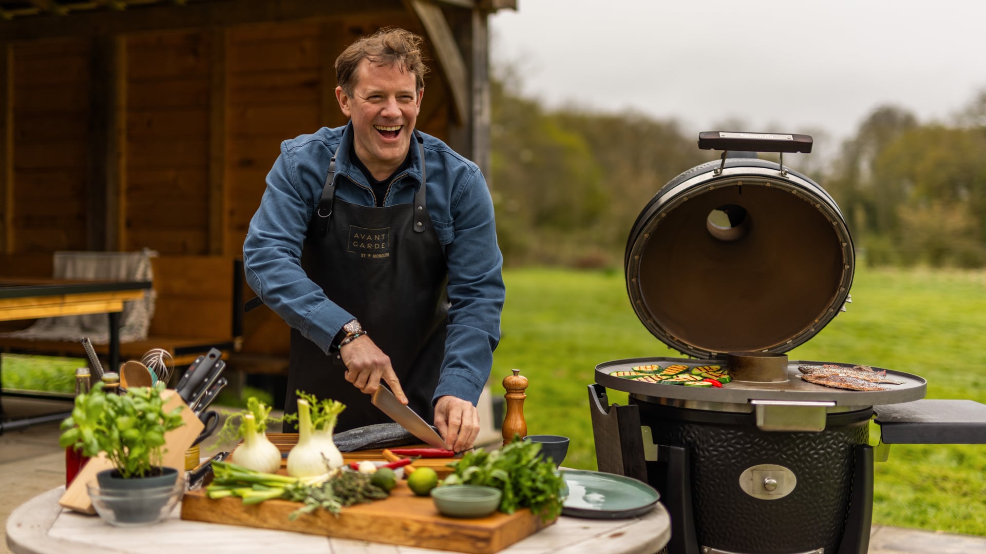 MONOLITH x Stepping Stone | Butterflied Sea Bass Recipe by Matt Tebbutt