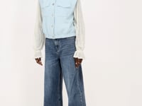 Light blue vest with tweed | My Jewellery