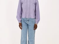 Purple blouse with pintuck and pleats | My Jewellery