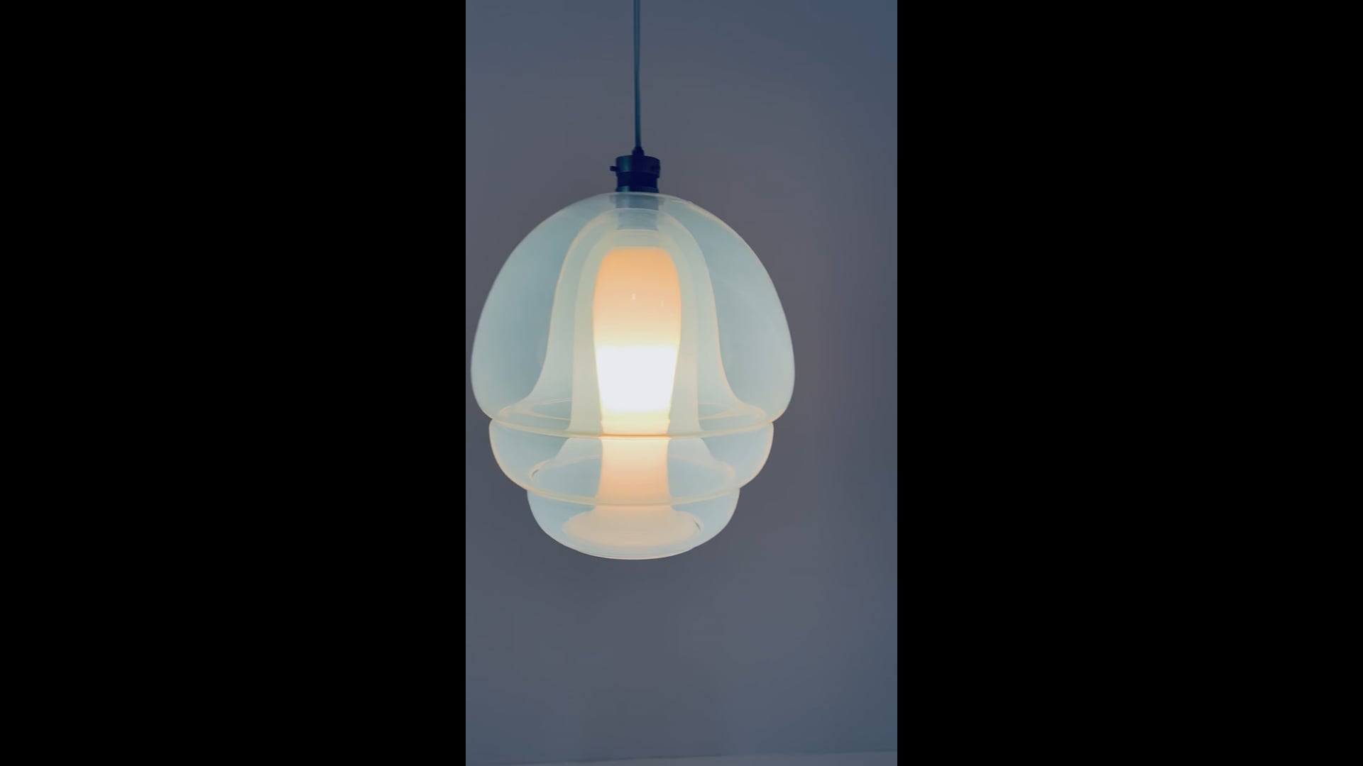 LS 134 Medusa Glass Hanging Lamp by Carlo Nason for Mazzega, 1960s