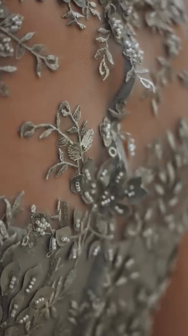 専用　ヴィンテージ　LADY ALTERNATELY DRESS　ベージュ　S Mother of the Bride Dress Style #32463 | La Femme