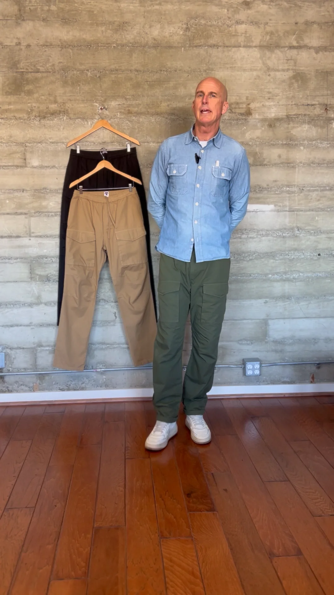 Easy Pant- cotton ripstop (olive) - Tellason