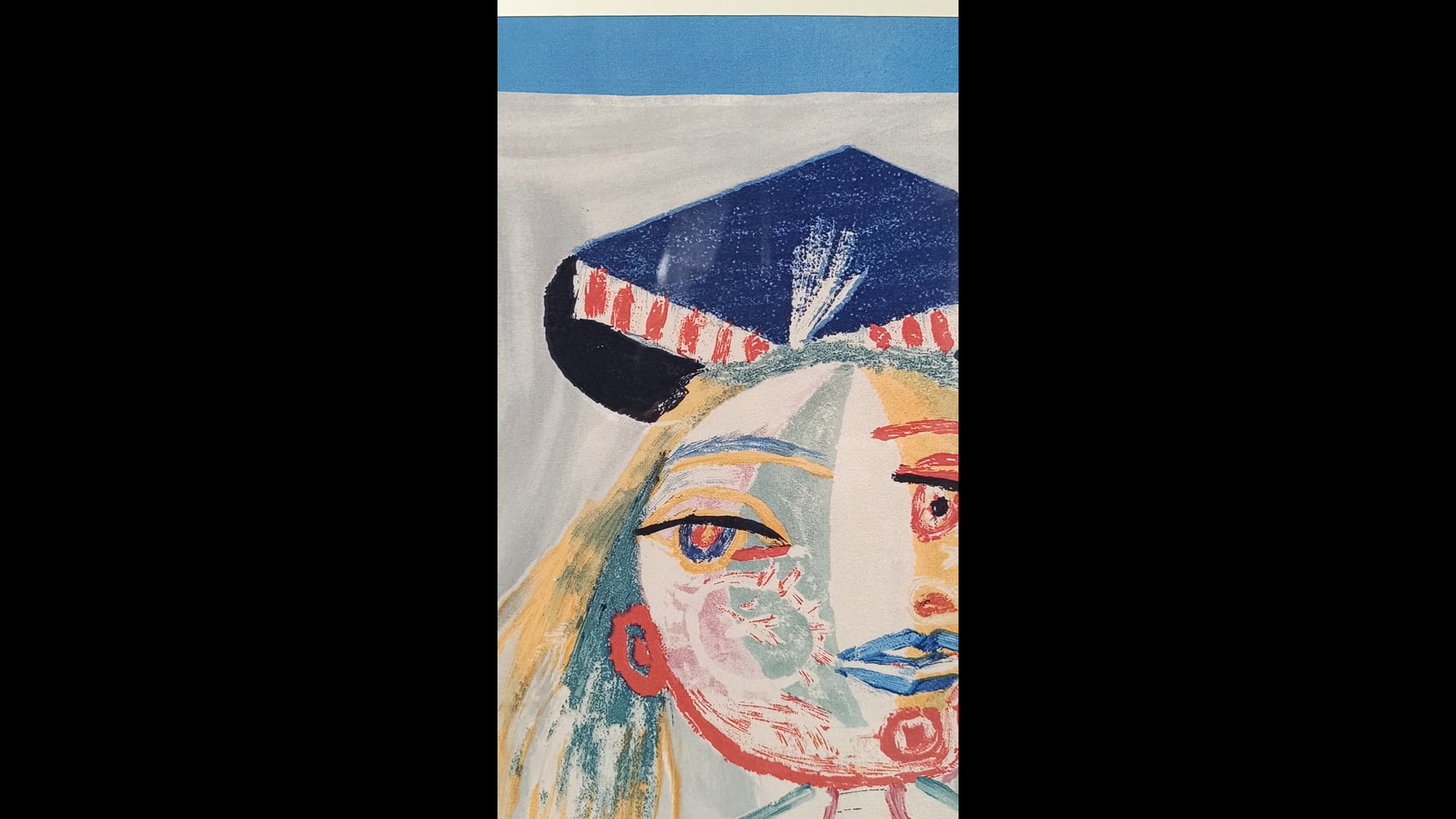 中古品 パブロ・ピカソ 額装済陶版画 pablo picasso marigold enterprises ltd new york 1985 Silkscreen by Pablo Picasso printed by Marigold Enterprises LTD