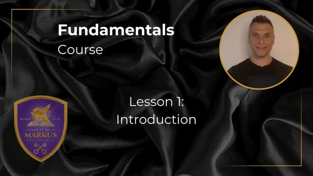Fundamentals Lesson 1 - Introduction