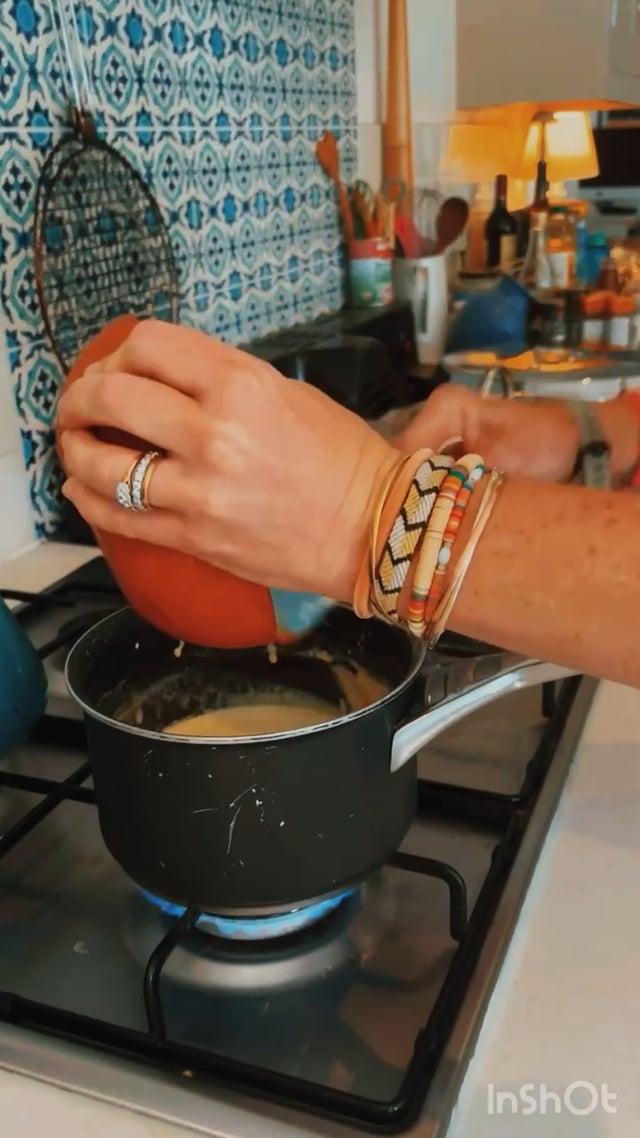 Making Chard Gratin