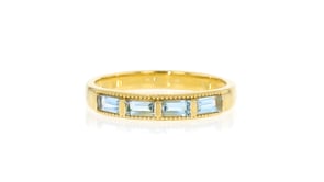 .50 ct. t.w. Sky Blue Topaz Ring in 18kt Gold Over Sterling