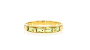 .50 ct. t.w. Peridot Ring in 18kt Gold Over Sterling