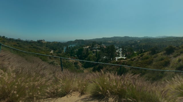 Lake Hollywood Reservoir 300° 18K Plate