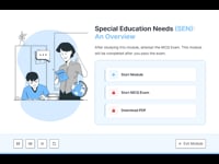 Special Education Needs (Sen) An Overview