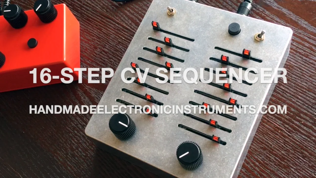 16-Step CV Sequencer | Handmade Electronic Instruments