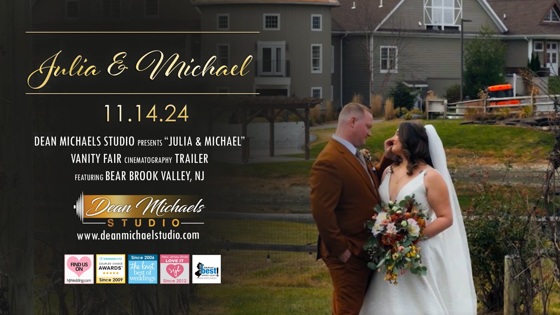 Julia & Michael's Wedding Trailer at Bear Brook Valley, NJ