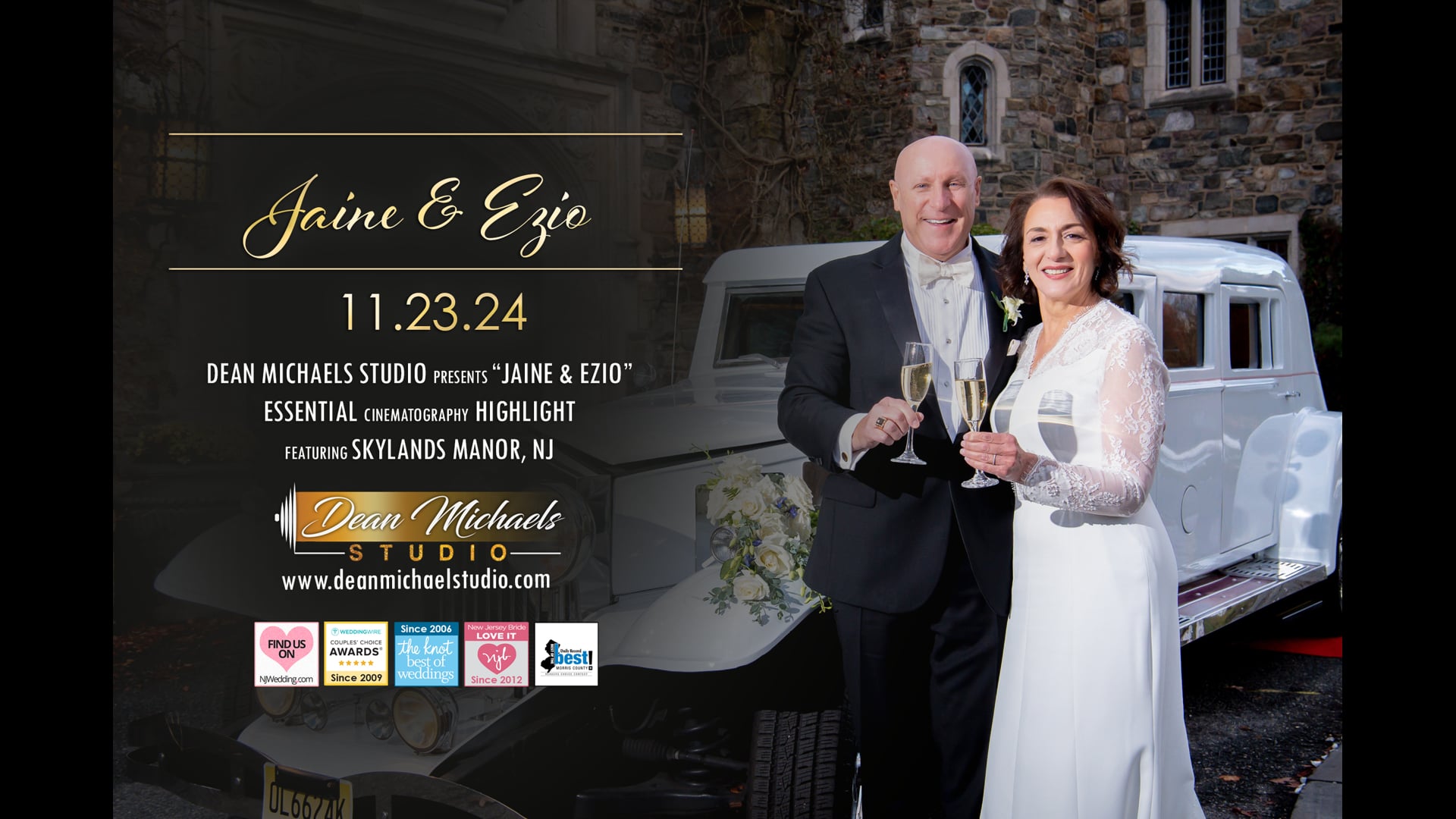 Jaine & Ezio's Wedding Highlight Recap at Skylands Manor, NJ