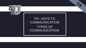 114 Parts Associate Keys to Communication