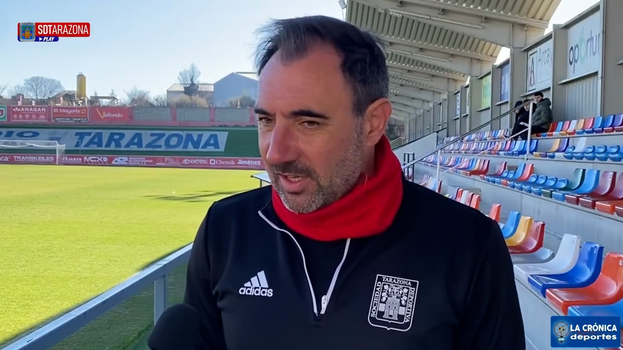 LA PREVIA / SD Amorebieta - SD Tarazona / JUANMA BARRERO (Entrenador Tarazona) J20 - 1ª RFEF / Fuente: SD Tarazona 