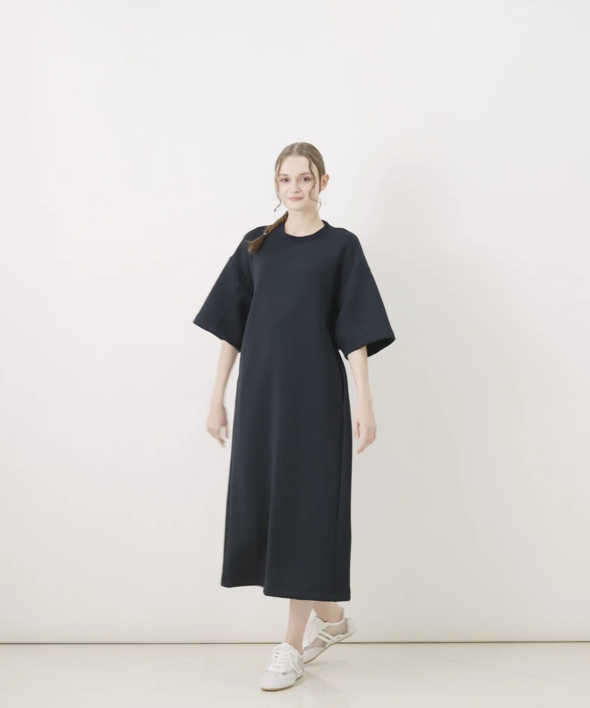 ESSENTIAL / レイヤードデザインダンボールワンピース DRESS Night