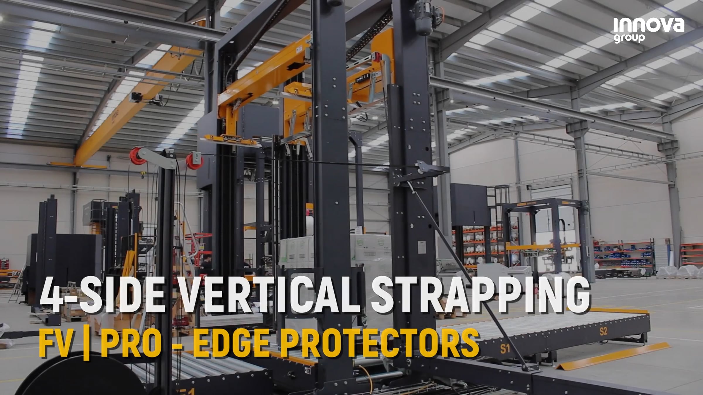 VERTICAL STRAPPING - 4 SIDE STRAPPER WITH EDGE PROTECTORS | Videos ...