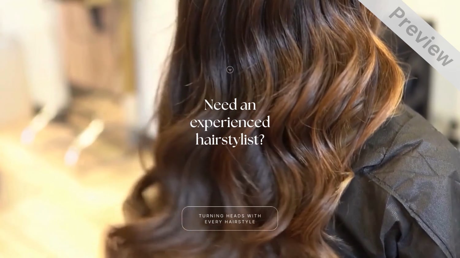 Hairstylist video preview