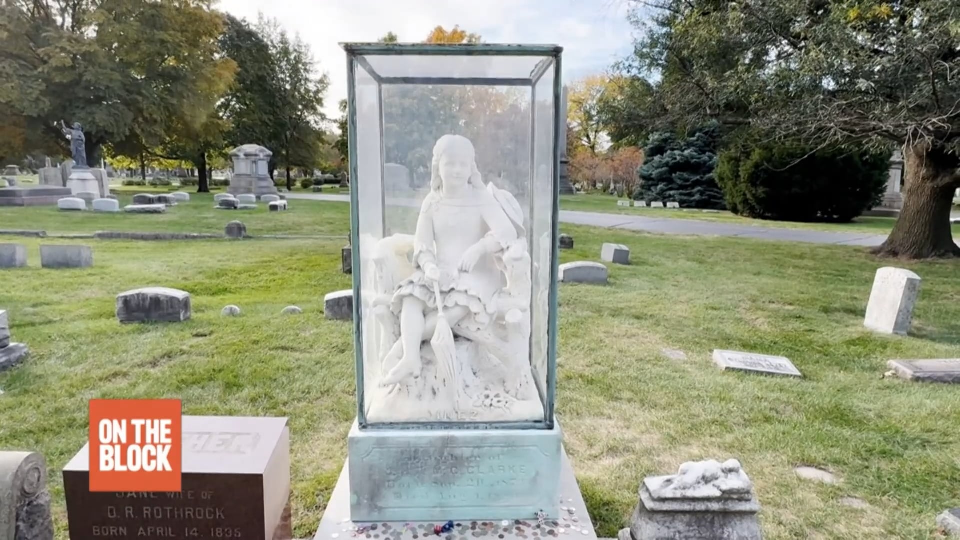 Graceland Cemetary Inez Clark