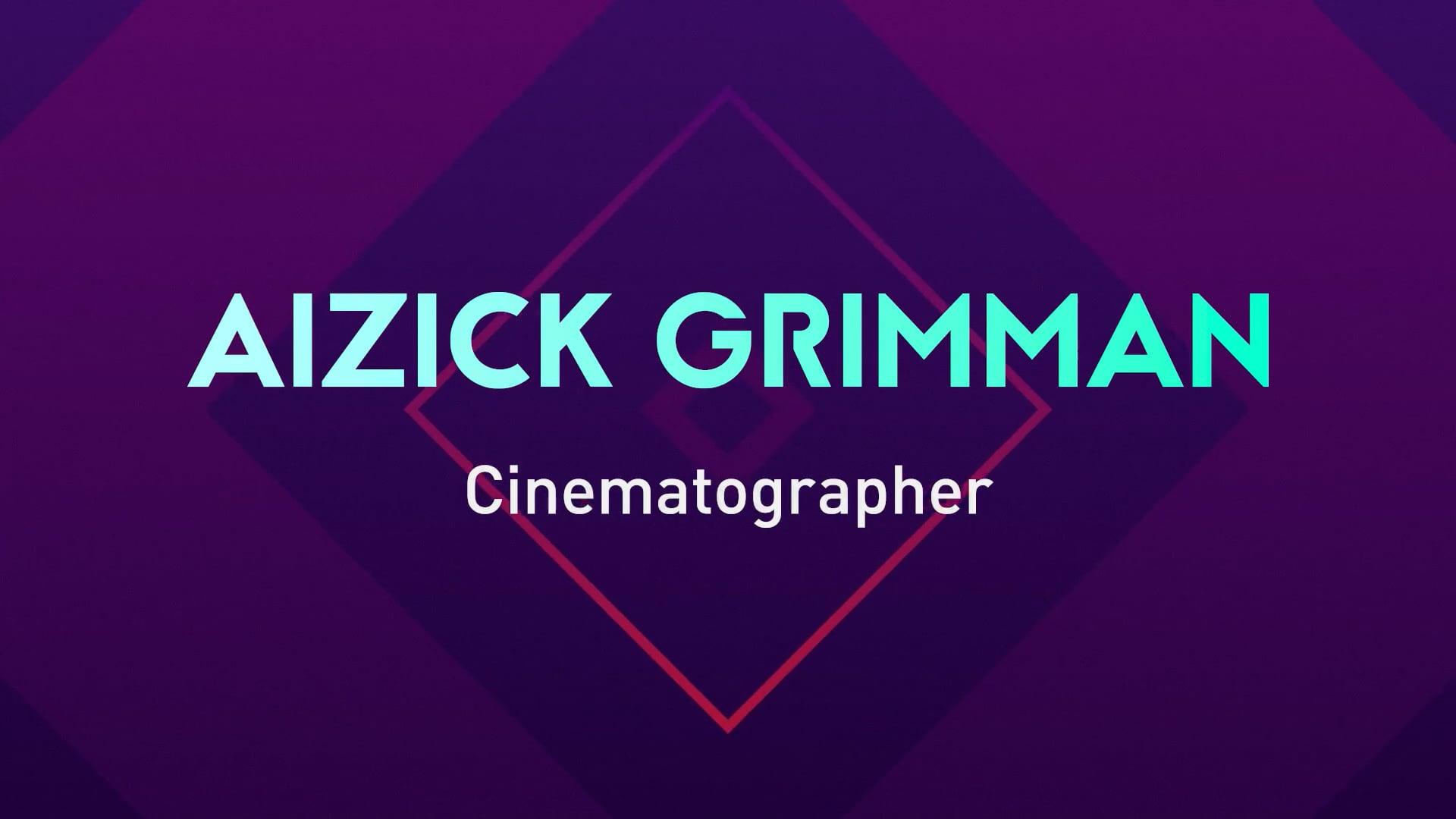 Aizick Grimman Commercial Reel