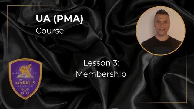 UA Lesson 3 - Membership