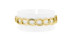 18kt Yellow Gold Double-Curb Link Bracelet