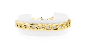 Italian 18kt Yellow Gold Curb-Link Bracelet