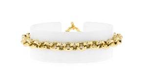 Italian 14kt Yellow Gold Rolo-Chain Bracelet