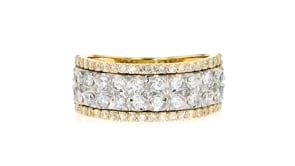1.00 ct. t.w. Diamond Cluster Ring in 14kt Two-Tone Gold