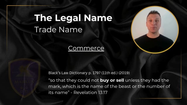 Legal Name Lesson 6 - Tradename