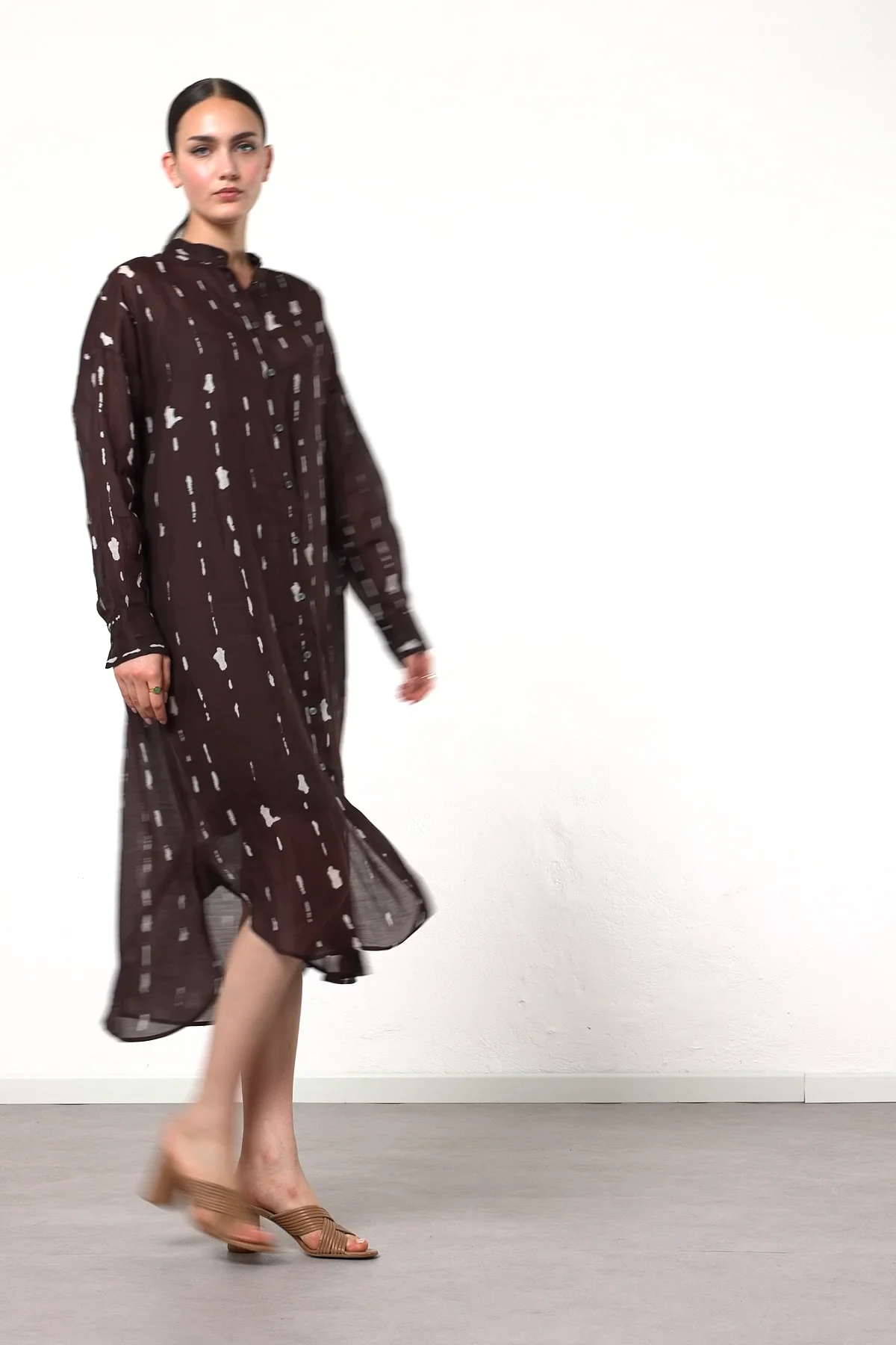 ★韓国人気★I AM MARI★PINTUCK COLLAR DRESS Ulla Johnson Marte Dress in Twilight Colorblock – Koo De Ker